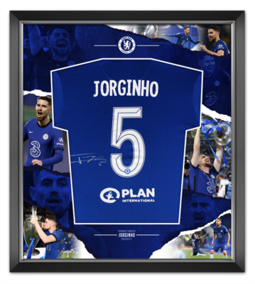 Signed Jersey Jorginho Chelsea Jersey 2018-19 Chelsea Player Issue