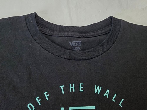 VANS Women’s Size XL California Native T-Shirt Black Checkered Bear - Picture 4 of 6