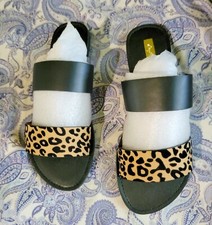Leopard Print Sandals Size 7
