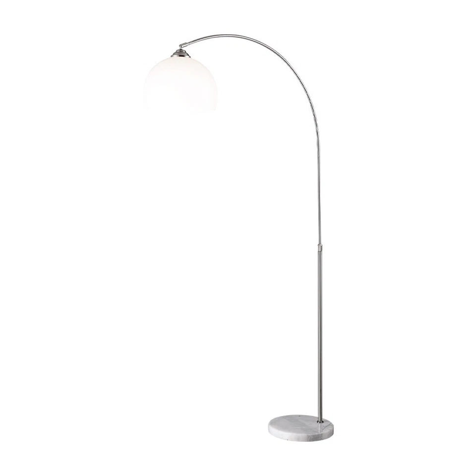 LED Bogen Steh Leuchte höhen verstellbar Marmor Sockel Decken Fluter Lese Lampe - Bild 2 von 4