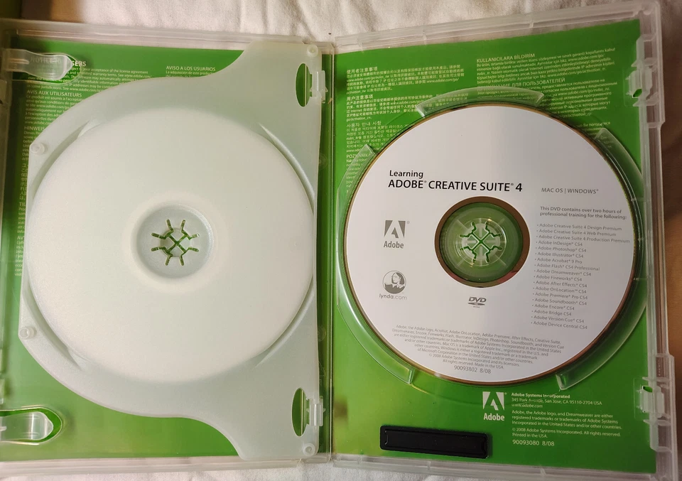 Adobe Dreamweaver CS4 Education Version for Windows and Mac OS DVDs w/Serial No. - Image 4 of 4