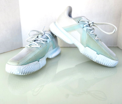 Adidas SoleMatch Bounce 606001 Women's Clay Court Sneakers Sky Blue Sz 7