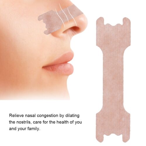 100X plastry na nos paski na nos lepsze oddychanie przeciw chrapaniu HOT - Zdjęcie 1 z 12