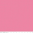 1/4 Yard 9”x42” Riley Blake Swiss Dot (Printed) Hot Pink Cotton Quilting Fabric