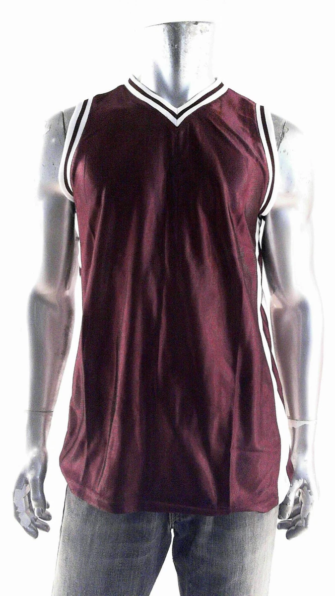 Burgundy hotsell basketball jersey