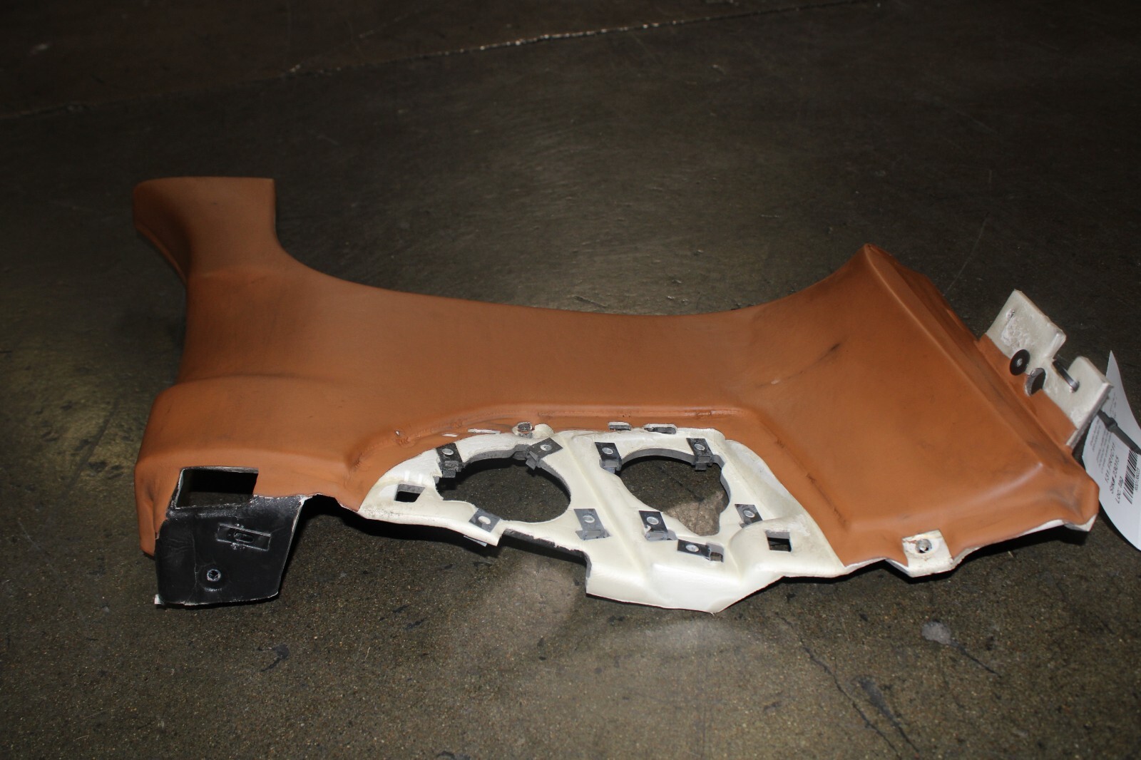 Ferrari California, LH, Lower B-Pillar Trim Panel, Brown, Used, P/N 84850700