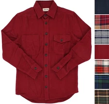 Taylor Stitch Men's Crater Shirt Soft 100% Brushed Cotton Flannel Button Up $128