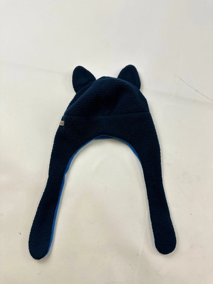 Columbia Beanie Toddler OS Blue Tiny Animal ii Ears Fleece Tie - Image 2 of 4