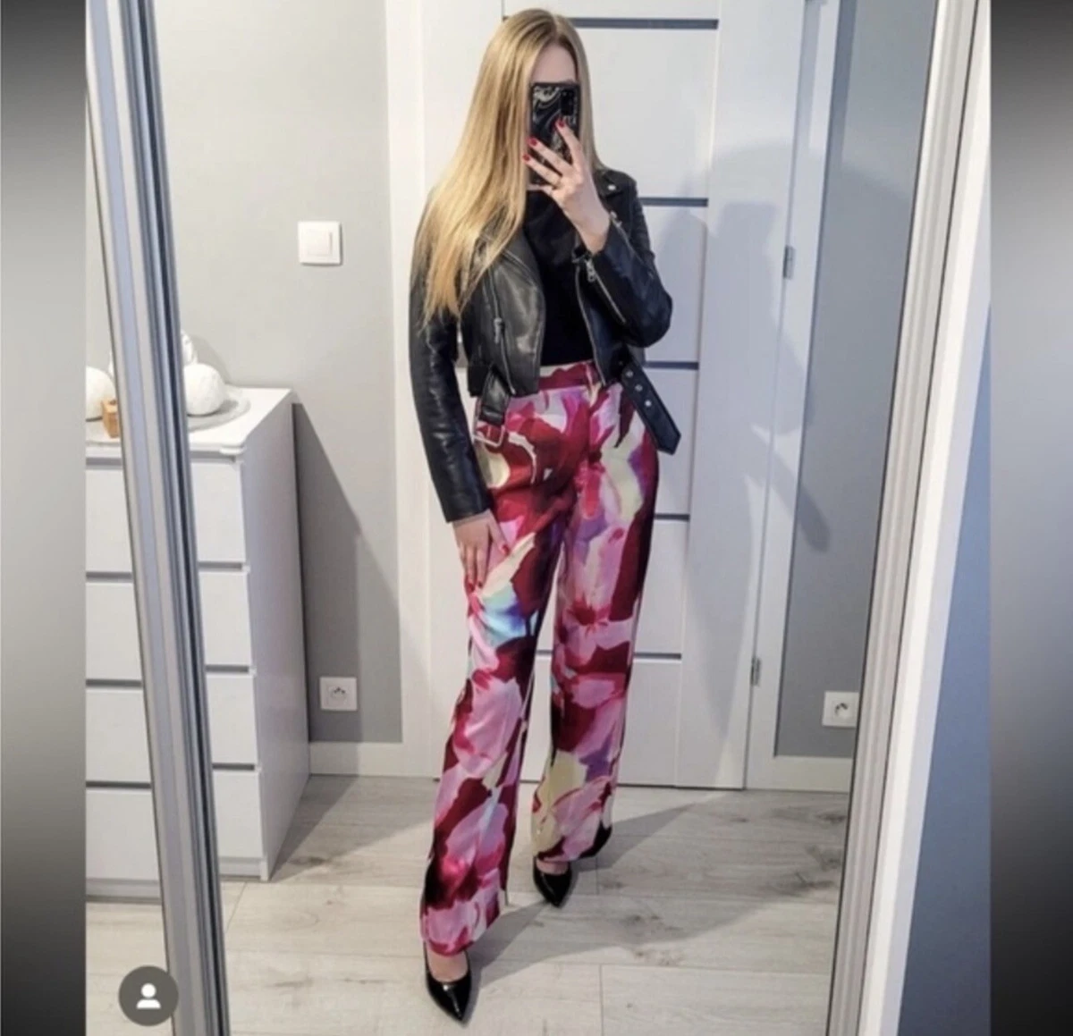 ZARA Floral Pants