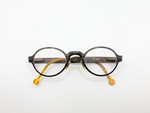 l.a.E Eyeglasses Frames Only, 552, Made in Japan, Gray