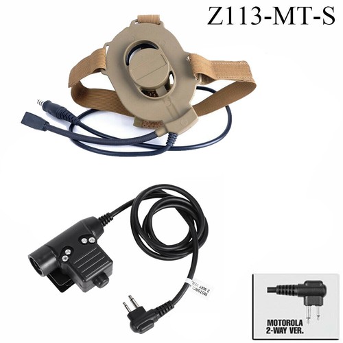 CS HD01 Z Tactical Headset Earpiece Mic + U94 PTT Baofeng UV-5R Kenwood Radio DE - Picture 13 of 18