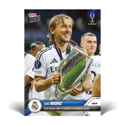 Luka Modric Most decorated Los Blancos player 24/25 UCC TOPPS NOW