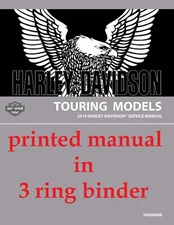 Printed Service Repair Work Shop Manual 2019 Harley Davidson FLHTK Ultra Limited