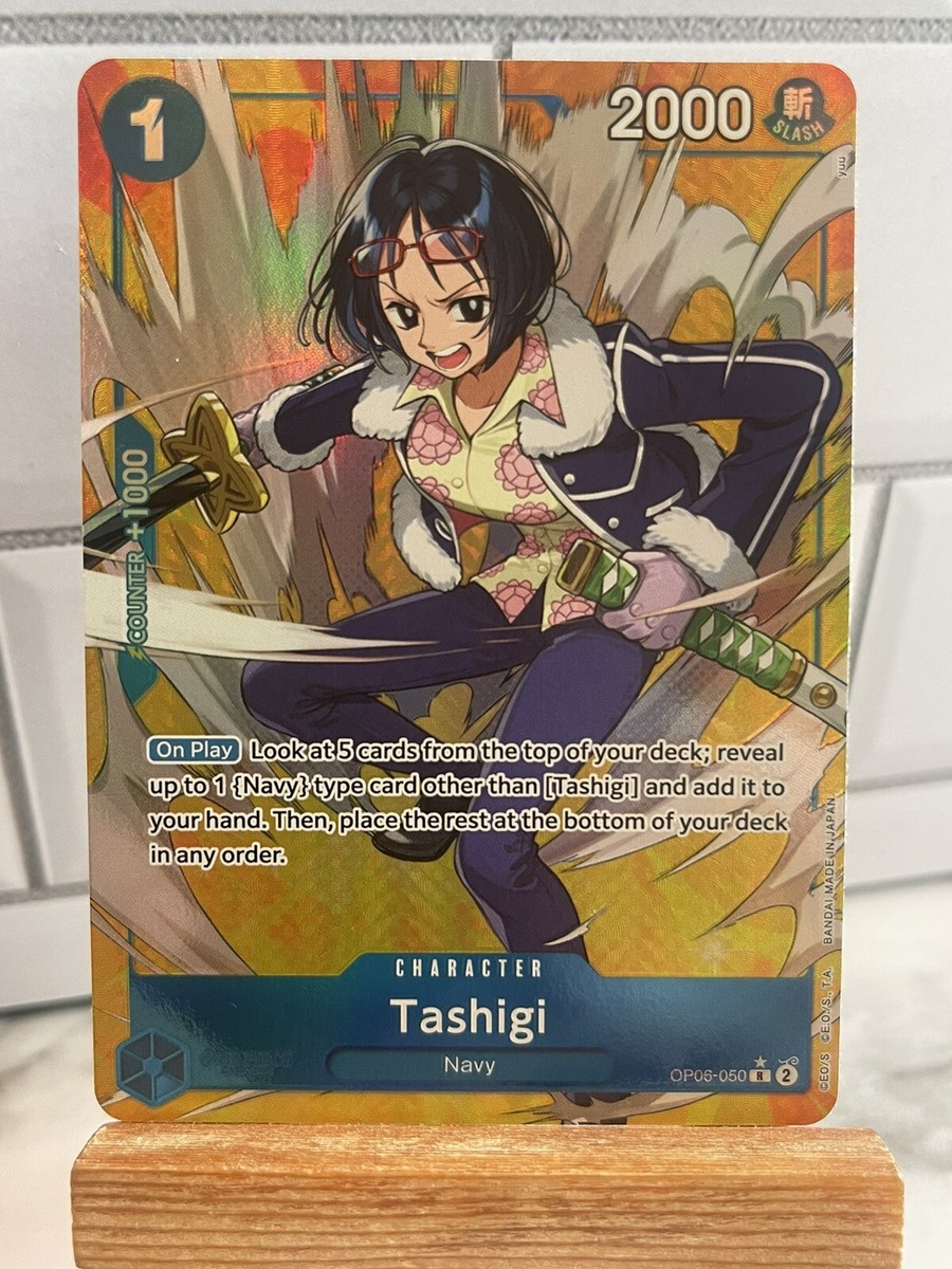 Tashigi Op06-050 Wings Of The Captain One Piece Card Game Tcg Alt