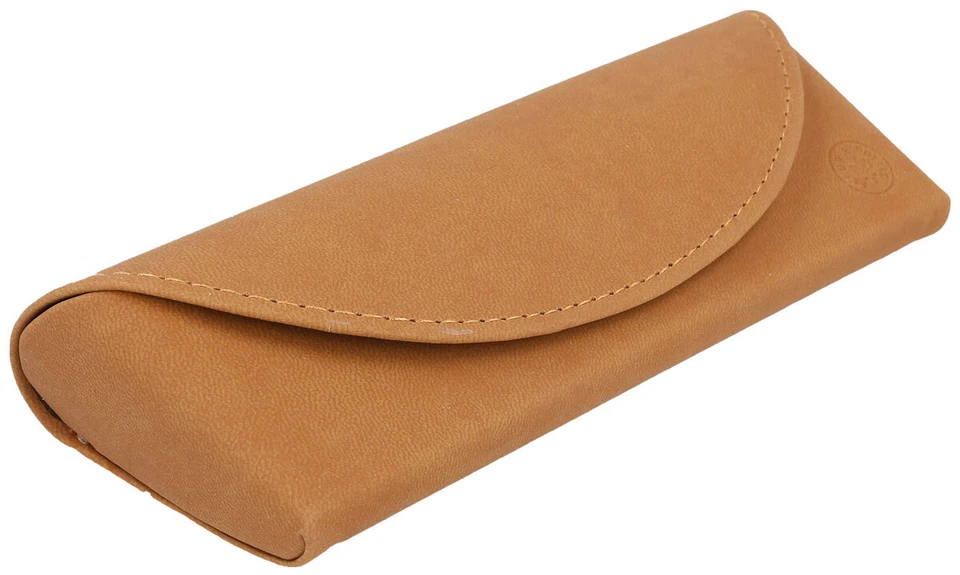 BIP samtiges Brillen- / Taschenetui SAINT-TROPEZ in braunem Kunstleder mit Ziernaht