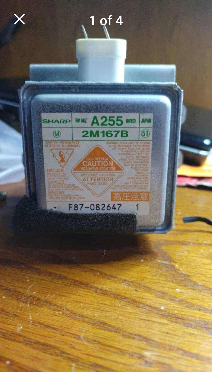 Sharp Carousel Microwave Magnetron