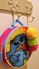 RARE DISNEY STITCH POMPOM ICE CREAM ROUND PURSE RET  LUNCHBOX CARRYALL  ADORABLE — photo 7