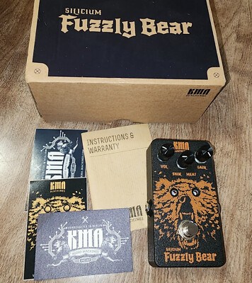 KMA Audio Machines Silicium Fuzzly Bear Fuzz Guitar Effects Pedal