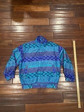 Vintage FUDA International Silk Bomber Jacket Size L