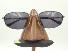 Vintage Brooks Brothers BB 217-S 1153 Silver Rectangle Sunglasses FRAMES ONLY