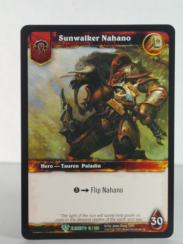 Sunwalker Nahano - War of the Elements 16/220 - World of Warcraft uncommon - Picture 23 of 26