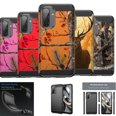 For [Samsung Galaxy A17][Flex TPU Fiber SET4]Shockproof Slim Flexible Case