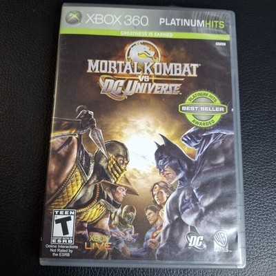 Mortal Kombat vs. DC Universe (Xbox 360) Platinum Hits Complete Tested Works