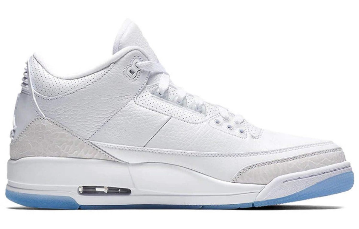 Size 9 - Air Jordan 3 Retro Triple White for sale online | eBay
