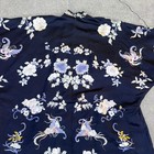 Qing Dyansty Robe Antique Chinese Robe Qing Dynasty Blue Silk Embroidery Moths Florals ...