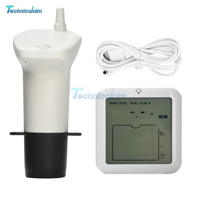 Ultrasonic Water Tank Level Meter Liquid Level Monitor HighLow Water Level Alarm