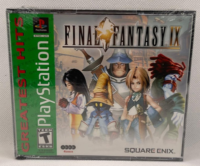 Final Fantasy IX- Greatest Hits (Sony PlayStation 1, 2001)-1st Edition- Sealed
