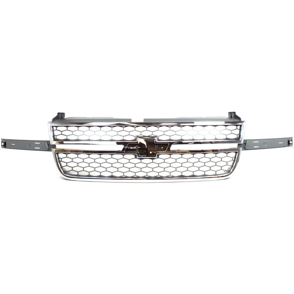 Headlight Kit For 2003-2006 Chevrolet Silverado 1500 HD Inlcudes Chrome Grille Foto 4 de 4