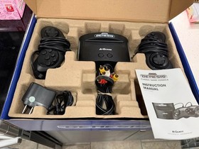 SEGA Genesis Classic Black Game Console with 81 Preloaded Games and Sonic Mortal