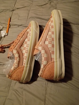 Vans Old Skool JFG Peach Checkerboard Men s 8.5/ Women s 10