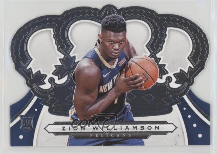 2019-20 Panini Crown Royale Zion Williamson #19 rp9