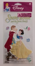 Disney Princess Snow White & Prince Charming Scrapbook Stickers EK Success RARE