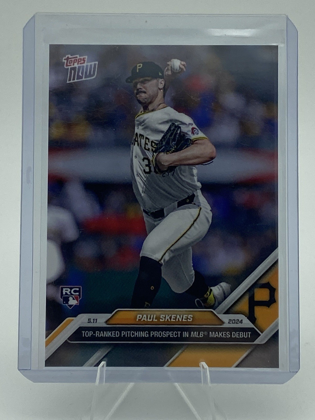 PAUL SKENES - RC - 2024 MLB TOPPS NOW® Card 179 - Pirates 🏴☠️ SP DEBUT