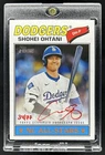 2026 Topps Heritage Shohei Ohtani Real One Auto Special Edition Red Ink #/77