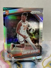 2025 Panini Prizm WNBA Saniya Rivers #131 Silver Prizm Rookie Card Sun