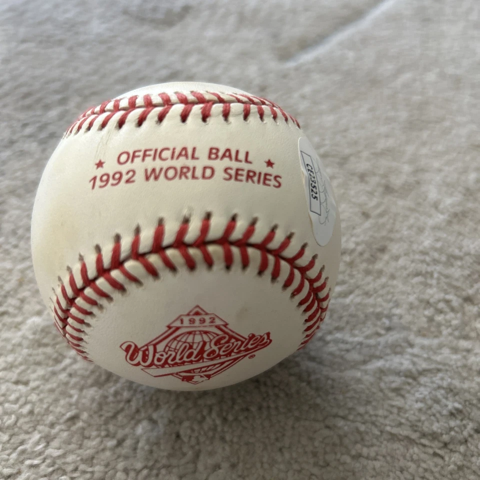 ROBERTO ALOMAR SIGNED 1992 Rawlings Official World Series Baseball JSA COA - Image 2 of 4