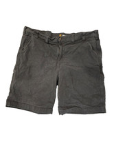 Carhartt Relaxed Fit Shorts Mens 44 Gray Rigby Dungaree 102514-039 Rugged Flex