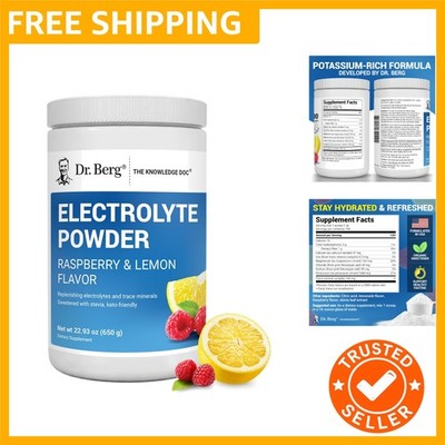 Dr. Berg Zero Sugar Hydration Keto Electrolyte Powder - Enhanced w/ 1000 mg o...