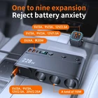 3 Socket 228W Cigarette Lighter Splitter Car USB Type C Fast Charger Adapter