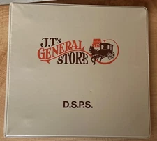 Vintage JT’s GENERAL STORE D.S.P.S. Direct Ship 3" Empty Brown 3-Ring Binder