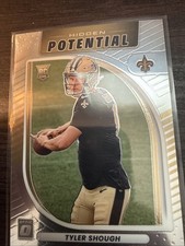 2025 Panini Donruss Optic Tyler Shough Hidden Potential New Orleans Saints 