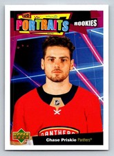 2020-21 Upper Deck UD Portraits #P53 Chase Priskie (ref 184273)