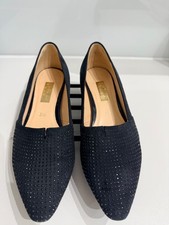 Gabor navy suede leather Azalea atlantic metallic UK5,5 comfort shoes women