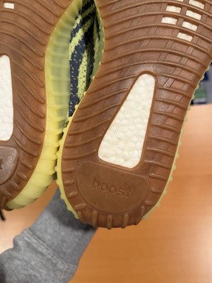 Size 10 - adidas Yeezy Boost 350 V2 Semi Frozen Yellow Green  display picture 1