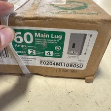 SIEMENS E0204ML1060SU INDOOR MAIN LUG LOAD CENTER PANEL 60 AMPS 4 CIRCUITS