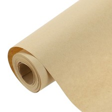 Kraft Wrapping Paper, 17.3"x 393"(32.8') Decorative Paper, White 278GSM